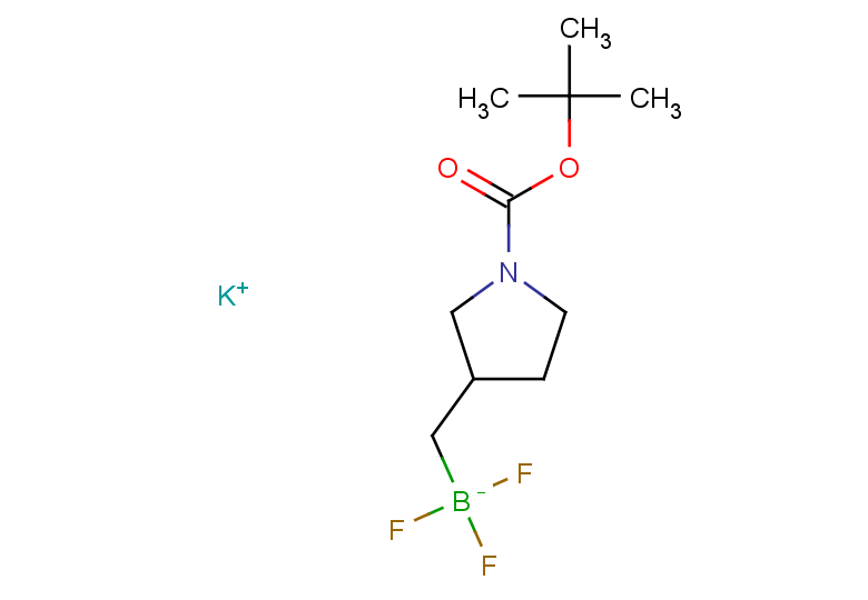 potassium ({1-[(tert-butoxy)carbonyl]pyrrolidin-3-yl}methyl)trifluoroboranuide