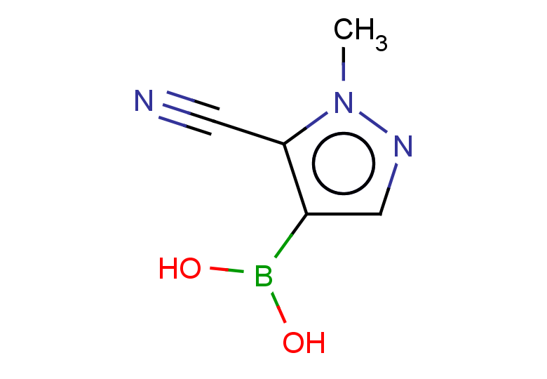 (5-cyano-1-methyl-1H-pyrazol-4-yl)boronic acid