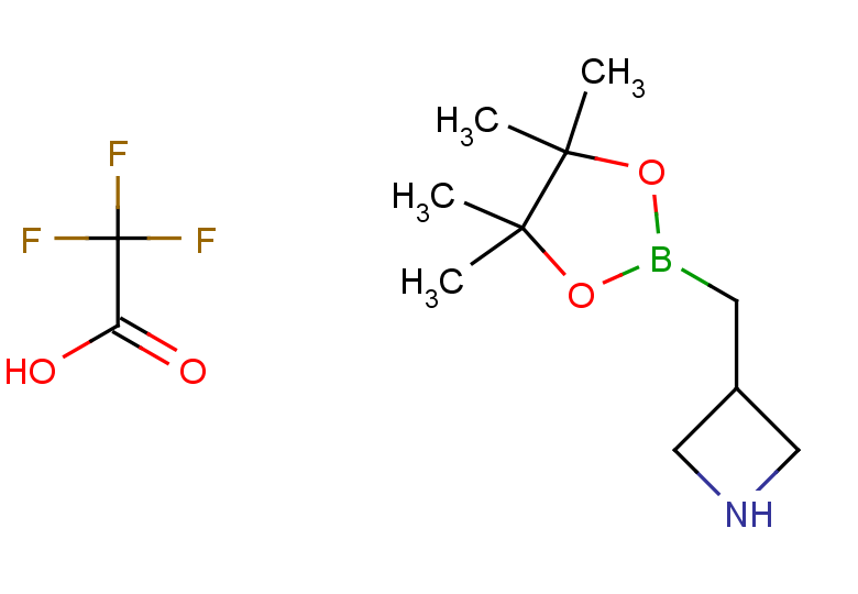 3-[(tetramethyl-1,3,2-dioxaborolan-2-yl)methyl]azetidine trifluoroacetate