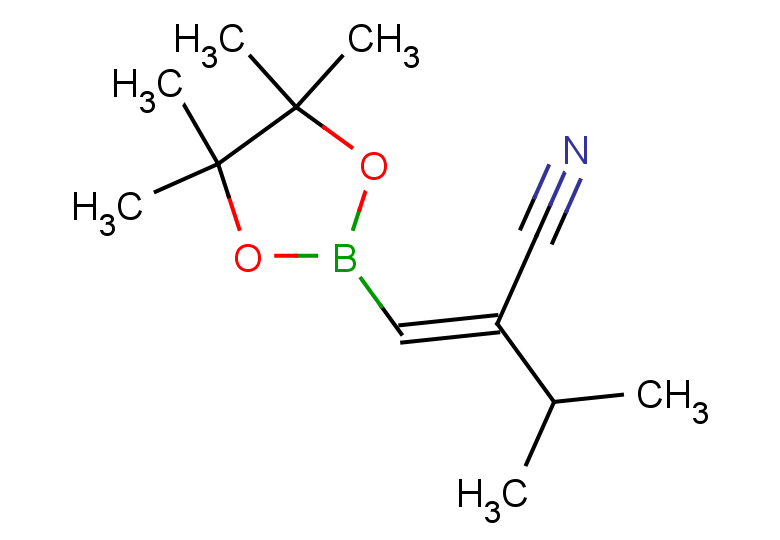 (2Z)-3-methyl-2-[(4,4,5,5-tetramethyl-1,3,2-dioxaborolan-2-yl)methylidene]butanenitrile