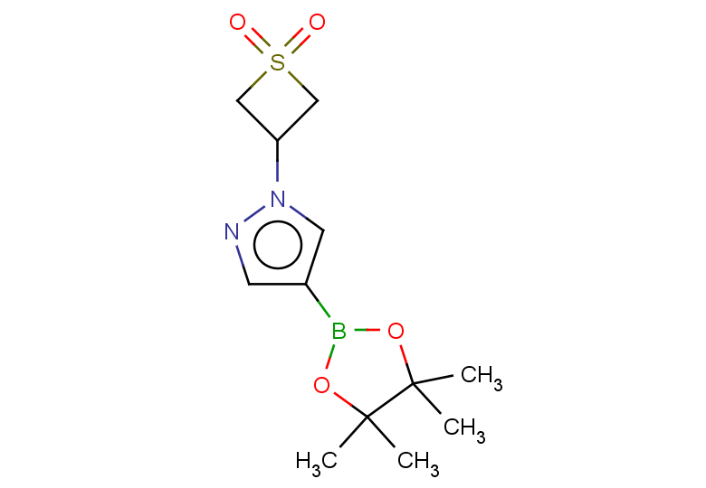 3-[4-(4,4,5,5-tetramethyl-1,3,2-dioxaborolan-2-yl)-1H-pyrazol-1-yl]-1lambda6-thietane-1,1-dione