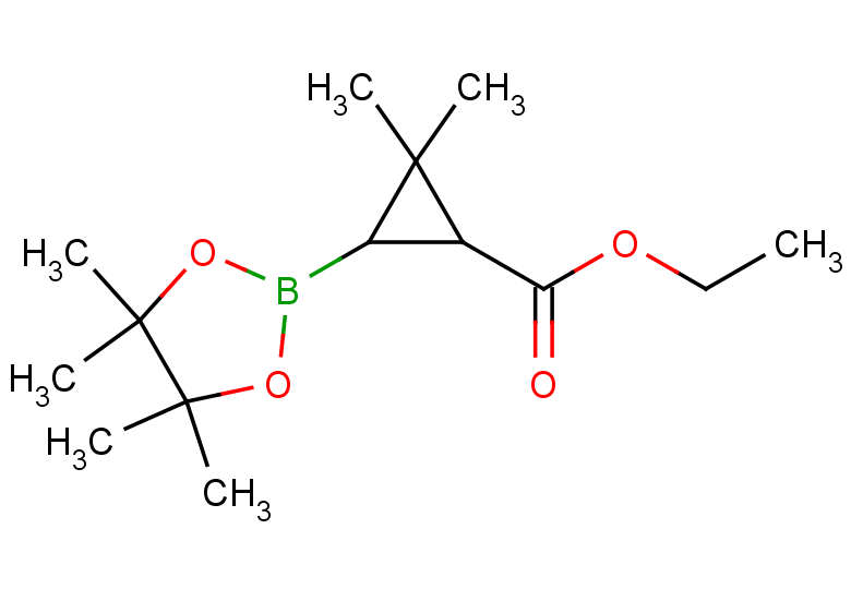 ethyl 2,2-dimethyl-3-(4,4,5,5-tetramethyl-1,3,2-dioxaborolan-2-yl)cyclopropane-1-carboxylate