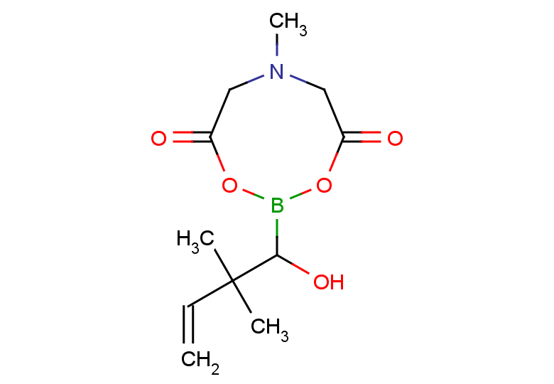 2-(1-hydroxy-2,2-dimethylbut-3-en-1-yl)-6-methyl-1,3,6,2-dioxazaborocane-4,8-dione