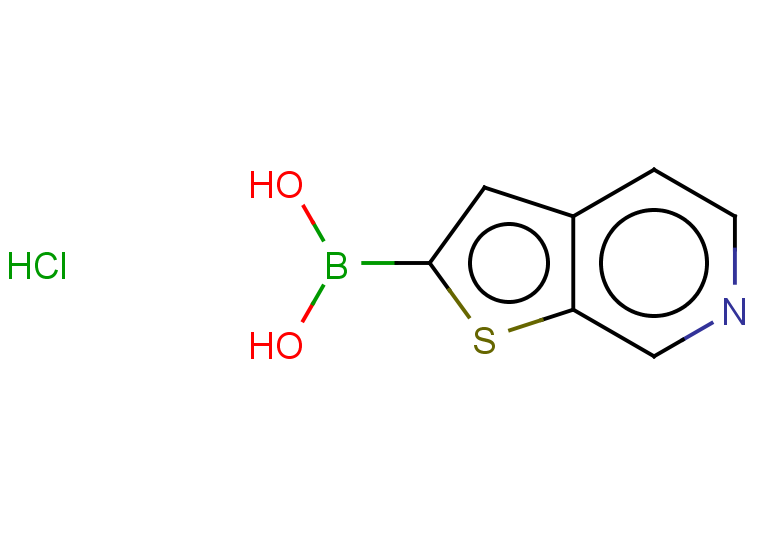 {thieno[2,3-c]pyridin-2-yl}boronic acid hydrochloride