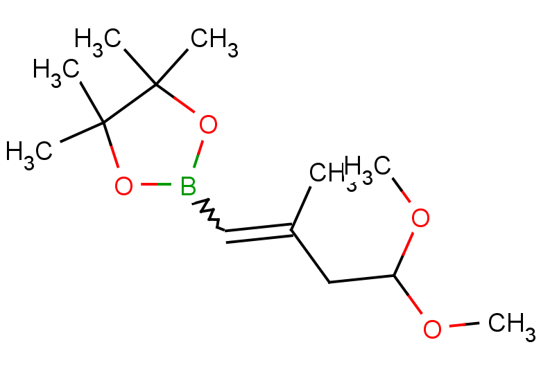 2-(4,4-dimethoxy-2-methylbut-1-en-1-yl)-4,4,5,5-tetramethyl-1,3,2-dioxaborolane