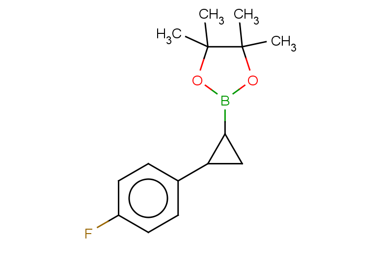 2-[2-(4-fluorophenyl)cyclopropyl]-4,4,5,5-tetramethyl-1,3,2-dioxaborolane