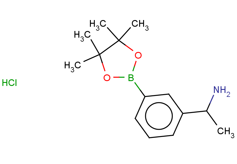 1-[3-(4,4,5,5-tetramethyl-1,3,2-dioxaborolan-2-yl)phenyl]ethan-1-amine hydrochloride