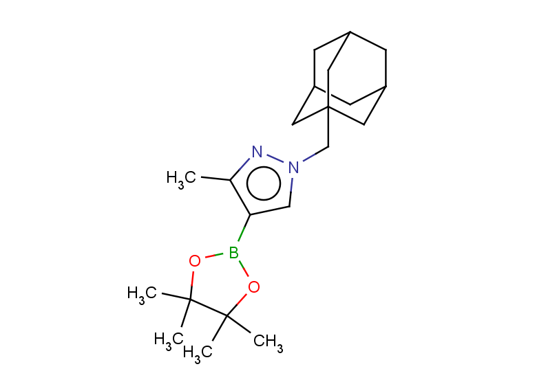 1-(adamantan-1-ylmethyl)-3-methyl-4-(4,4,5,5-tetramethyl-1,3,2-dioxaborolan-2-yl)-1H-pyrazole