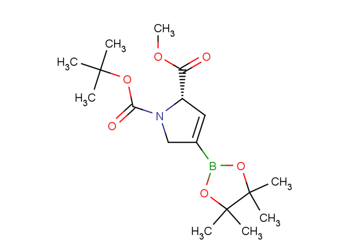 1-tert-butyl 2-methyl (2S)-4-(4,4,5,5-tetramethyl-1,3,2-dioxaborolan-2-yl)-2,5-dihydro-1H-pyrrole-1,2-dicarboxylate