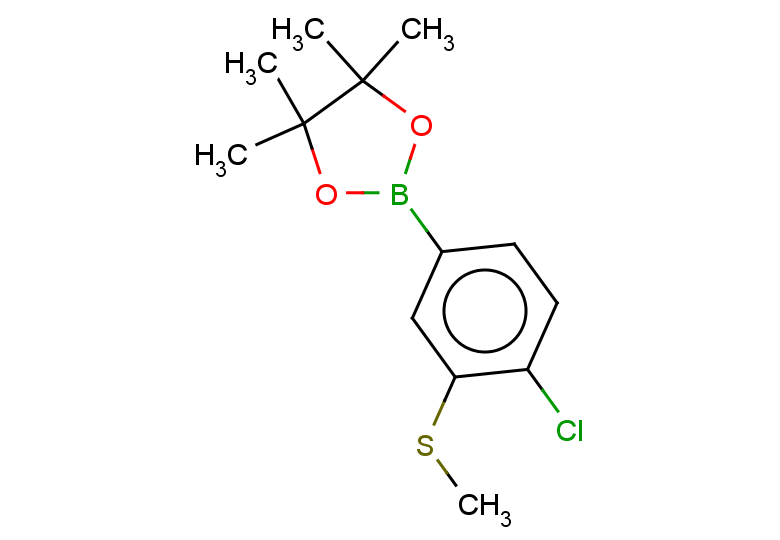 2-[4-chloro-3-(methylsulfanyl)phenyl]-4,4,5,5-tetramethyl-1,3,2-dioxaborolane