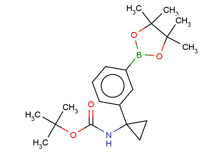 tert-butyl N-{1-[3-(4,4,5,5-tetramethyl-1,3,2-dioxaborolan-2-yl)phenyl]cyclopropyl}carbamate
