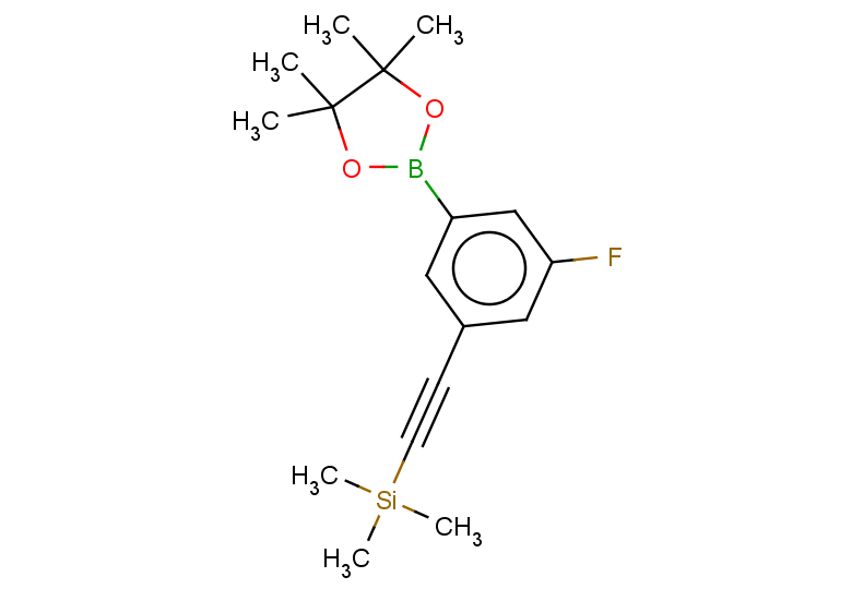 {2-[3-fluoro-5-(4,4,5,5-tetramethyl-1,3,2-dioxaborolan-2-yl)phenyl]ethynyl}trimethylsilane