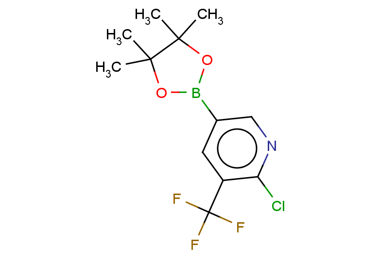 2-chloro-5-(4,4,5,5-tetramethyl-1,3,2-dioxaborolan-2-yl)-3-(trifluoromethyl)pyridine