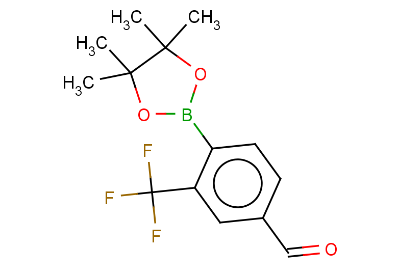 4-(4,4,5,5-tetramethyl-1,3,2-dioxaborolan-2-yl)-3-(trifluoromethyl)benzaldehyde
