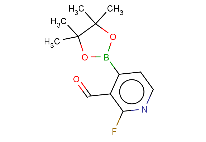 2-fluoro-4-(4,4,5,5-tetramethyl-1,3,2-dioxaborolan-2-yl)pyridine-3-carbaldehyde
