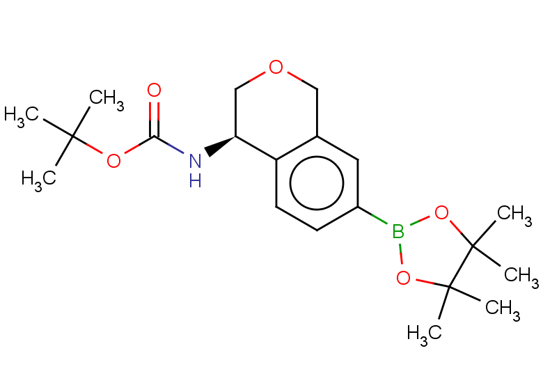 tert-butyl N-[(4R)-7-(4,4,5,5-tetramethyl-1,3,2-dioxaborolan-2-yl)-3,4-dihydro-1H-2-benzopyran-4-yl]carbamate