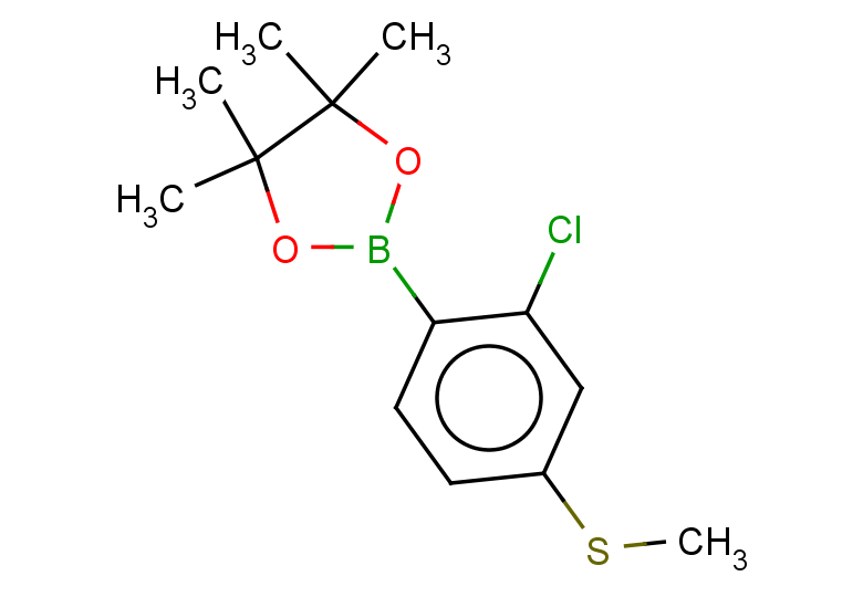2-[2-chloro-4-(methylsulfanyl)phenyl]-4,4,5,5-tetramethyl-1,3,2-dioxaborolane