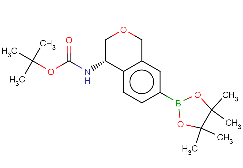 tert-butyl N-[(4S)-7-(4,4,5,5-tetramethyl-1,3,2-dioxaborolan-2-yl)-3,4-dihydro-1H-2-benzopyran-4-yl]carbamate
