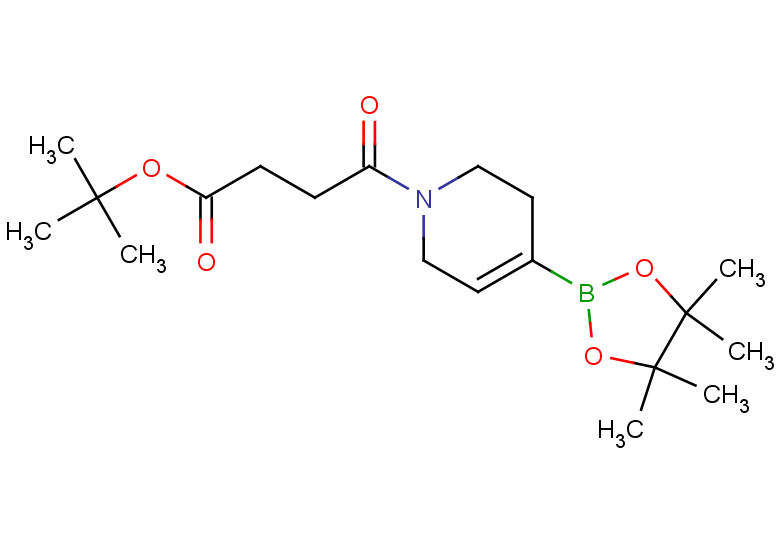 tert-butyl 4-oxo-4-[4-(tetramethyl-1,3,2-dioxaborolan-2-yl)-1,2,3,6-tetrahydropyridin-1-yl]butanoate