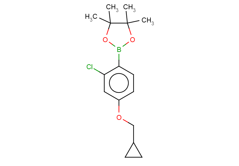 2-[2-chloro-4-(cyclopropylmethoxy)phenyl]-4,4,5,5-tetramethyl-1,3,2-dioxaborolane