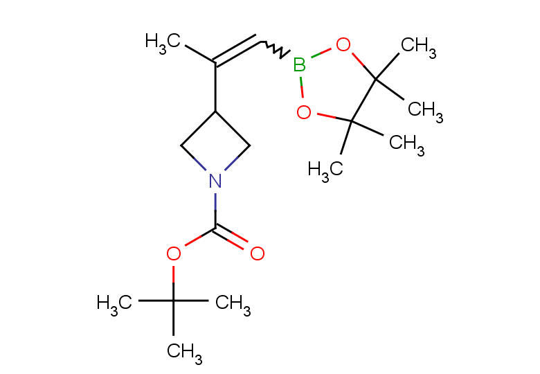 tert-butyl 3-[1-(tetramethyl-1,3,2-dioxaborolan-2-yl)prop-1-en-2-yl]azetidine-1-carboxylate
