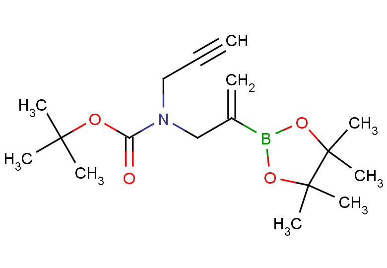 tert-butyl N-(prop-2-yn-1-yl)-N-[2-(4,4,5,5-tetramethyl-1,3,2-dioxaborolan-2-yl)prop-2-en-1-yl]carbamate