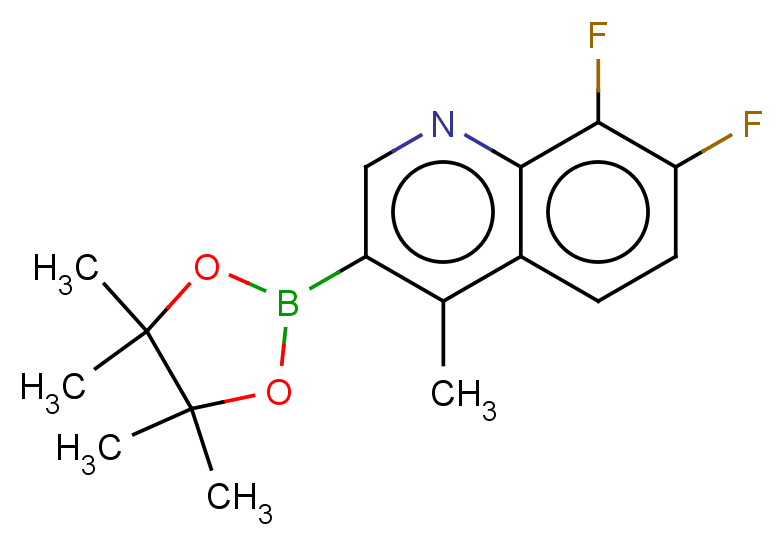 7,8-difluoro-4-methyl-3-(4,4,5,5-tetramethyl-1,3,2-dioxaborolan-2-yl)quinoline