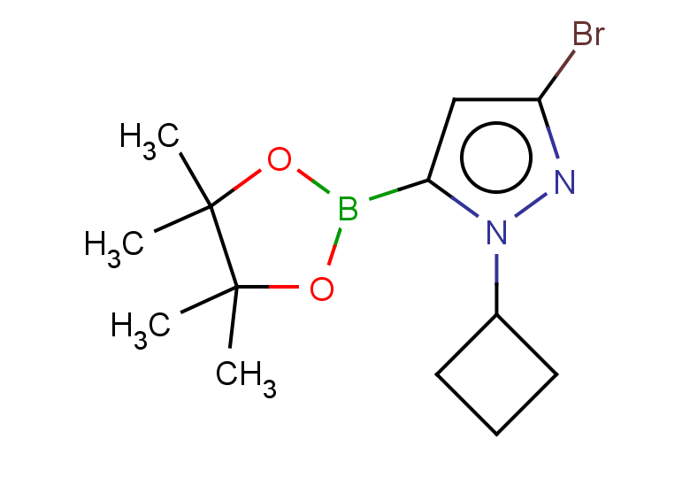 3-bromo-1-cyclobutyl-5-(4,4,5,5-tetramethyl-1,3,2-dioxaborolan-2-yl)-1H-pyrazole