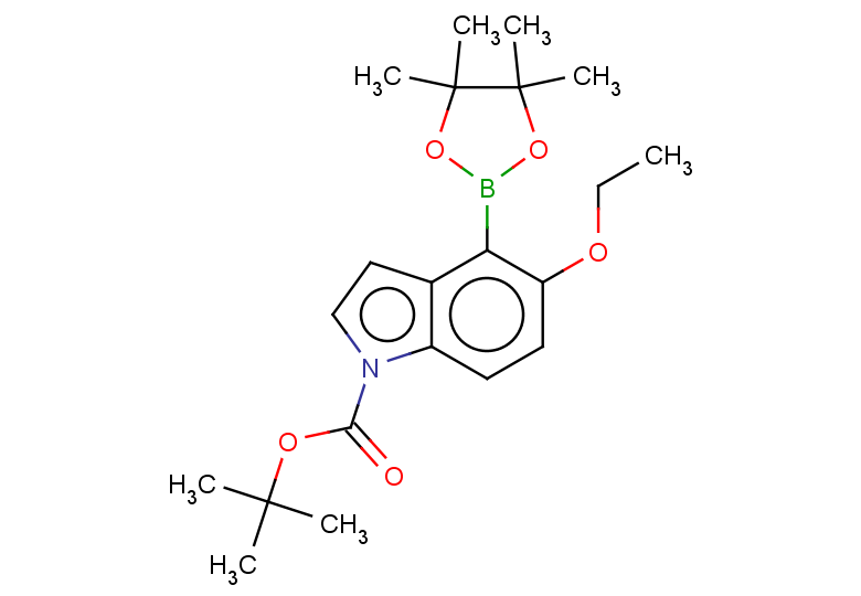 tert-butyl 5-ethoxy-4-(4,4,5,5-tetramethyl-1,3,2-dioxaborolan-2-yl)-1H-indole-1-carboxylate