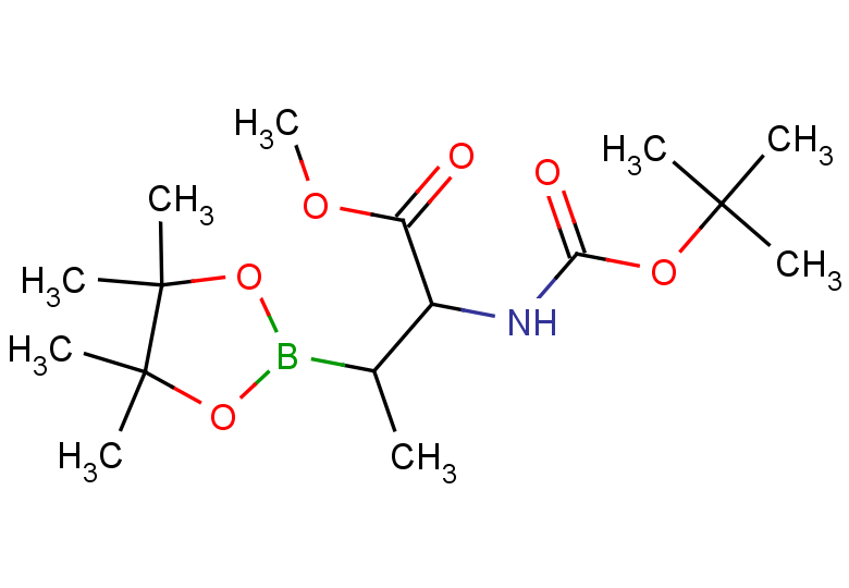 methyl 2-((tert-butoxycarbonyl)amino)-3-(4,4,5,5-tetramethyl-1,3,2-dioxaborolan-2-yl)butanoate