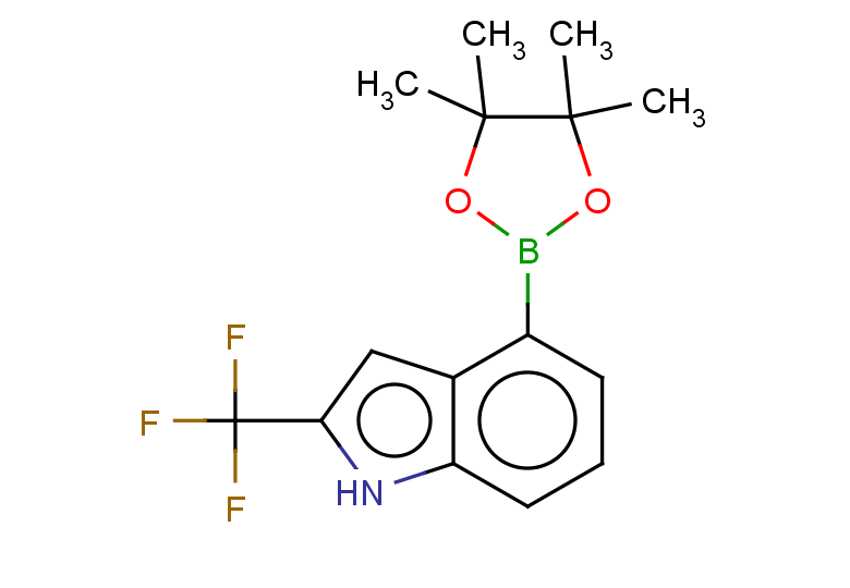 4-(4,4,5,5-tetramethyl-1,3,2-dioxaborolan-2-yl)-2-(trifluoromethyl)-1H-indole