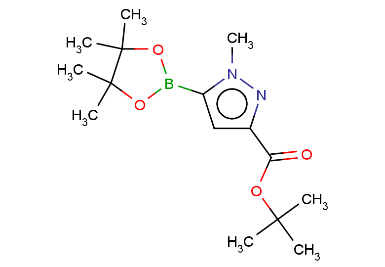 tert-butyl 1-methyl-5-(4,4,5,5-tetramethyl-1,3,2-dioxaborolan-2-yl)-1H-pyrazole-3-carboxylate