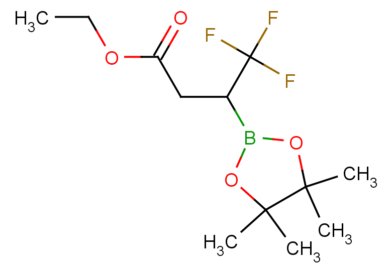ethyl 4,4,4-trifluoro-3-(tetramethyl-1,3,2-dioxaborolan-2-yl)butanoate