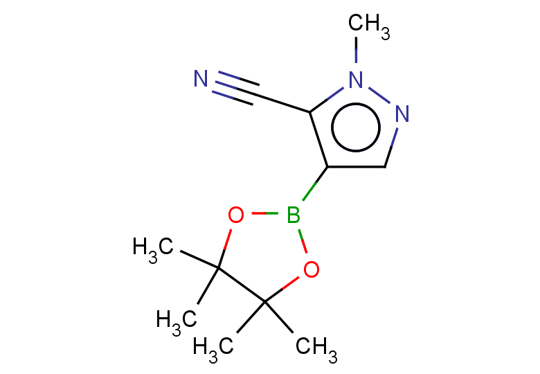 1-methyl-4-(tetramethyl-1,3,2-dioxaborolan-2-yl)-1H-pyrazole-5-carbonitrile