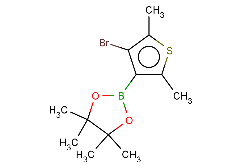 2-(4-bromo-2,5-dimethylthiophen-3-yl)-4,4,5,5-tetramethyl-1,3,2-dioxaborolane
