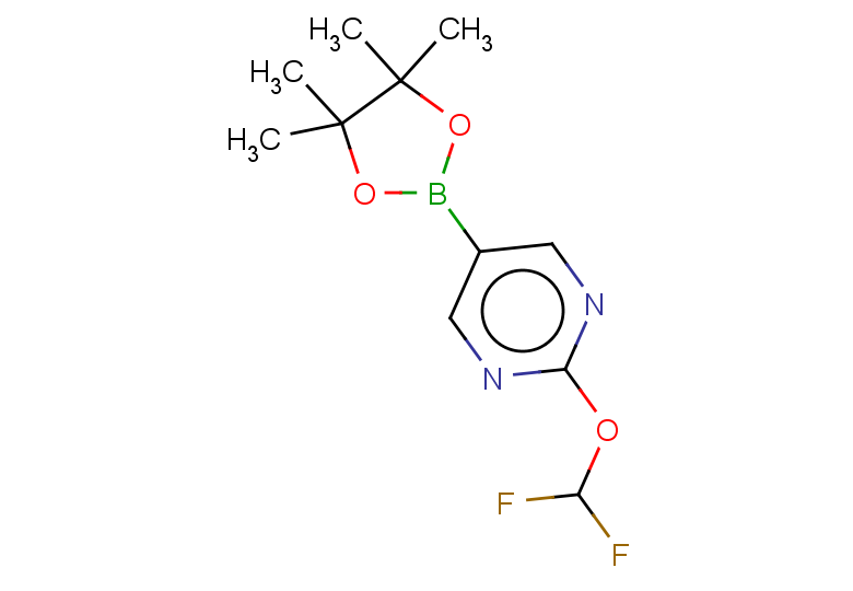 2-(difluoromethoxy)-5-(4,4,5,5-tetramethyl-1,3,2-dioxaborolan-2-yl)pyrimidine
