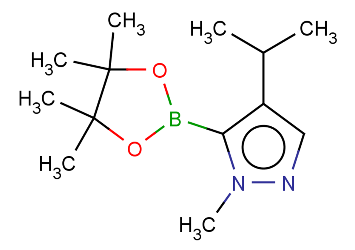 1-methyl-4-(propan-2-yl)-5-(4,4,5,5-tetramethyl-1,3,2-dioxaborolan-2-yl)-1H-pyrazole