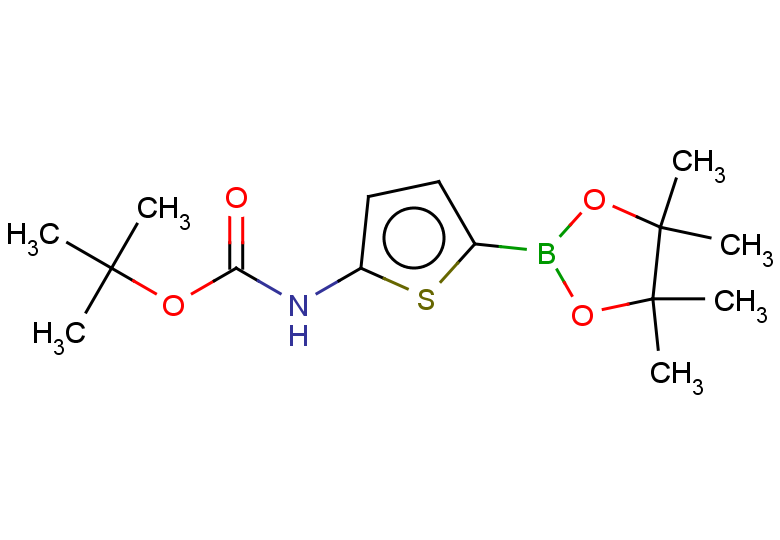 tert-butyl N-[5-(tetramethyl-1,3,2-dioxaborolan-2-yl)thiophen-2-yl]carbamate