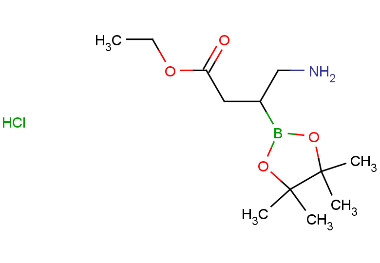 ethyl 4-amino-3-(4,4,5,5-tetramethyl-1,3,2-dioxaborolan-2-yl)butanoate hydrochloride