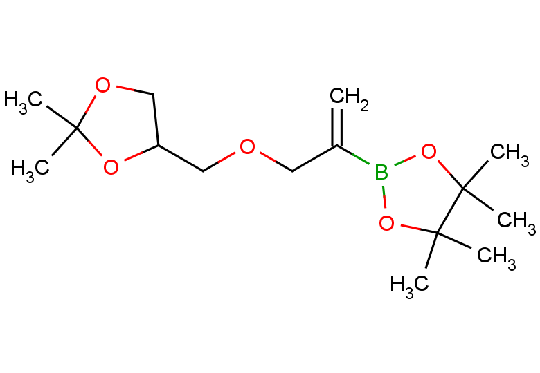 2-{3-[(2,2-dimethyl-1,3-dioxolan-4-yl)methoxy]prop-1-en-2-yl}-4,4,5,5-tetramethyl-1,3,2-dioxaborolane