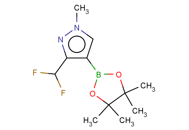 3-(difluoromethyl)-1-methyl-4-(4,4,5,5-tetramethyl-1,3,2-dioxaborolan-2-yl)-1H-pyrazole