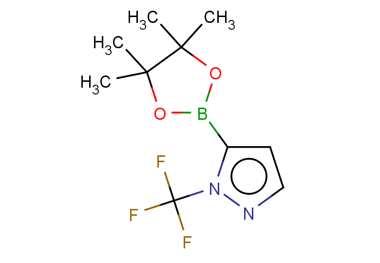 5-(4,4,5,5-tetramethyl-1,3,2-dioxaborolan-2-yl)-1-(trifluoromethyl)-1H-pyrazole