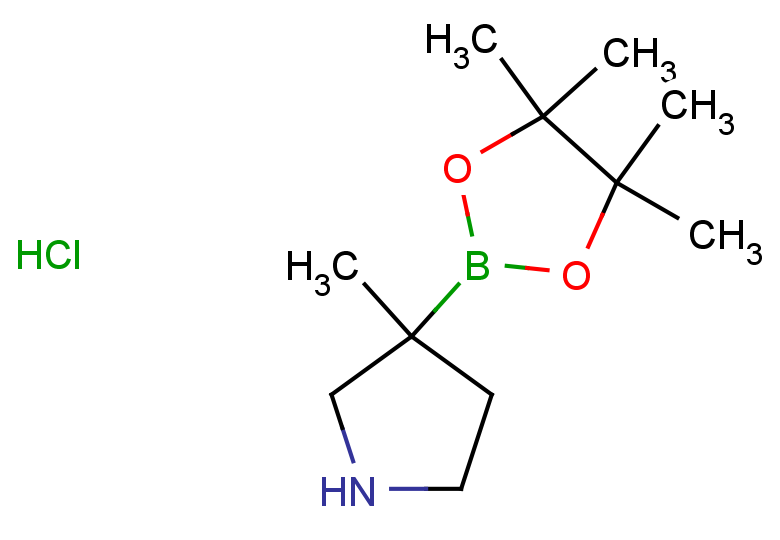 3-methyl-3-(4,4,5,5-tetramethyl-1,3,2-dioxaborolan-2-yl)pyrrolidine hydrochloride