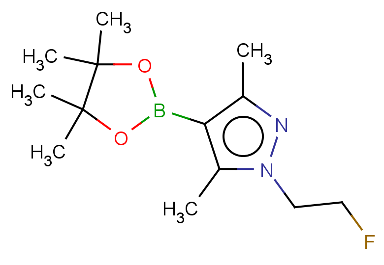 1-(2-fluoroethyl)-3,5-dimethyl-4-(4,4,5,5-tetramethyl-1,3,2-dioxaborolan-2-yl)-1H-pyrazole