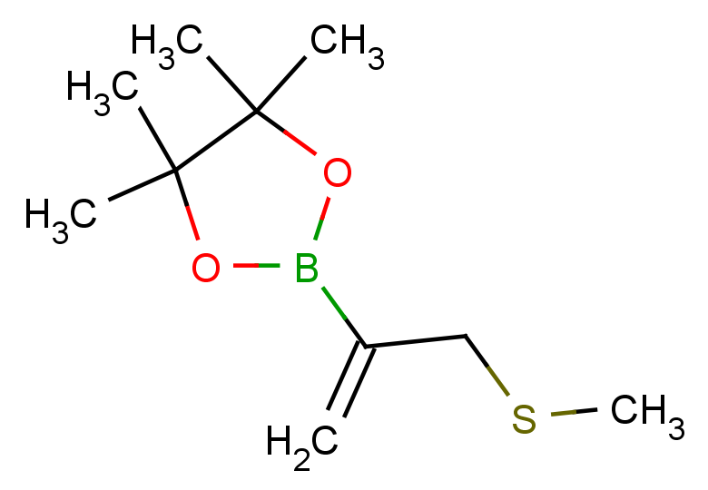 4,4,5,5-tetramethyl-2-[3-(methylsulfanyl)prop-1-en-2-yl]-1,3,2-dioxaborolane