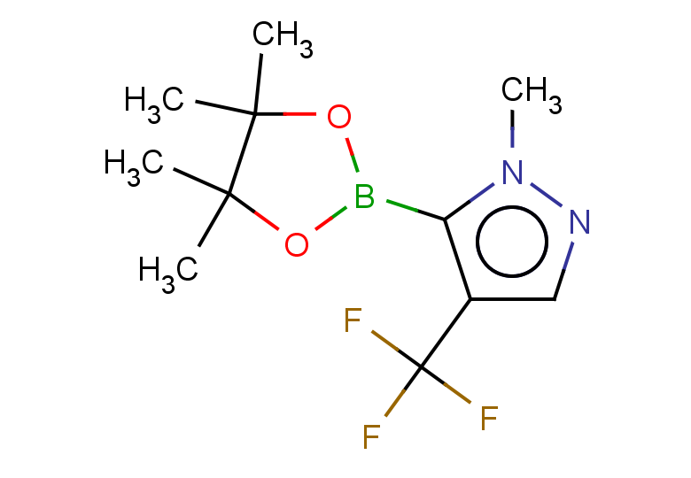 1-methyl-5-(tetramethyl-1,3,2-dioxaborolan-2-yl)-4-(trifluoromethyl)-1H-pyrazole