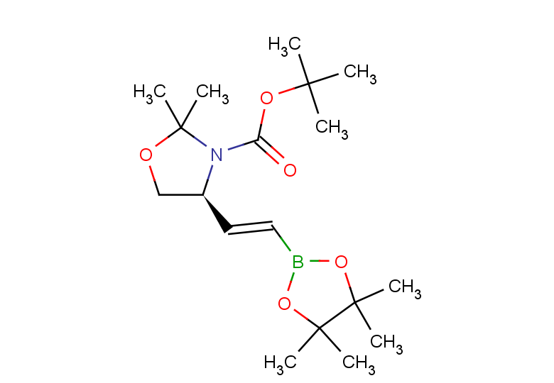 tert-butyl (4S)-2,2-dimethyl-4-[(E)-2-(tetramethyl-1,3,2-dioxaborolan-2-yl)ethenyl]-1,3-oxazolidine-3-carboxylate