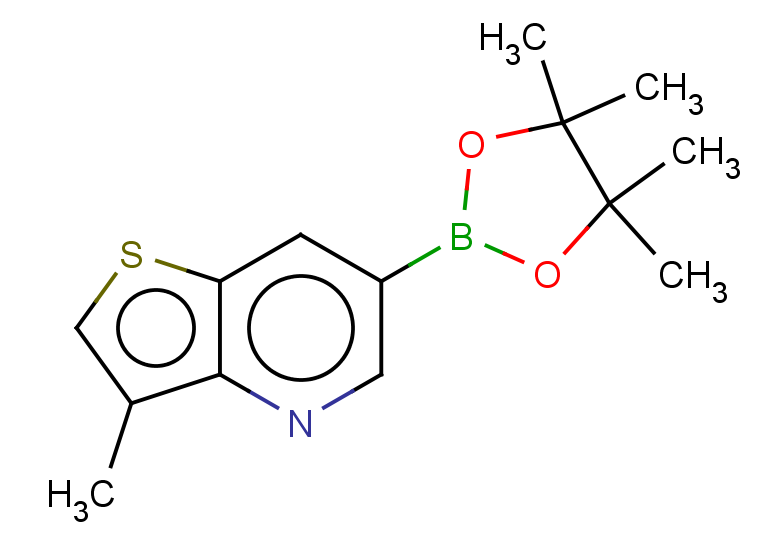 3-methyl-6-(4,4,5,5-tetramethyl-1,3,2-dioxaborolan-2-yl)thieno[3,2-b]pyridine