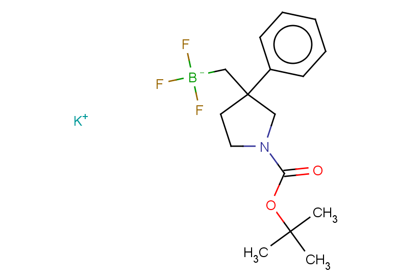 potassium ({1-[(tert-butoxy)carbonyl]-3-phenylpyrrolidin-3-yl}methyl)trifluoroboranuide