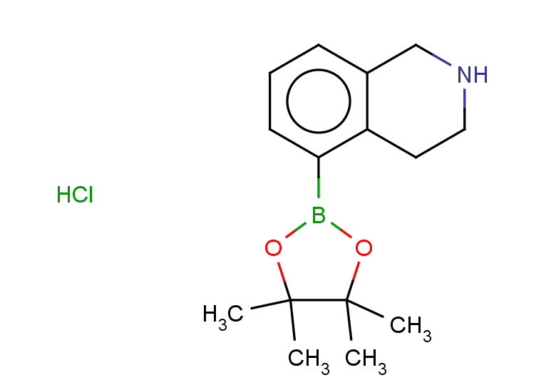 5-(4,4,5,5-tetramethyl-1,3,2-dioxaborolan-2-yl)-1,2,3,4-tetrahydroisoquinoline hydrochloride